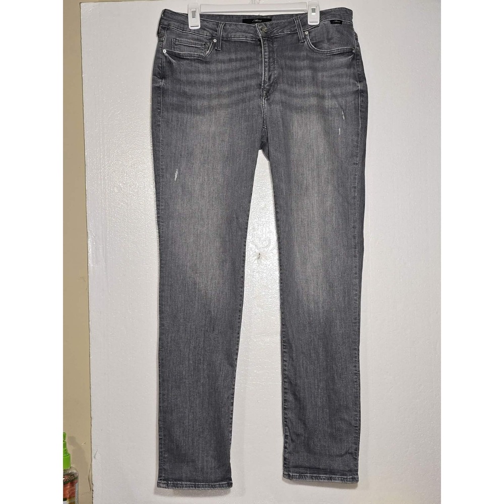 Mavi Emma Gray Skinny Jeans Size 33/32 Stretch Y2K Streetwear Denim GUC